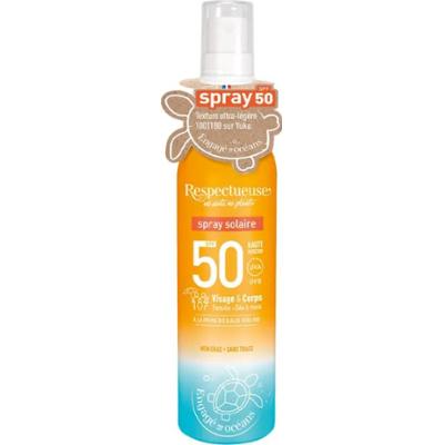 Respectueuse Olejek do opalania SPF50 do twarzy, ciała i włosów 100ml