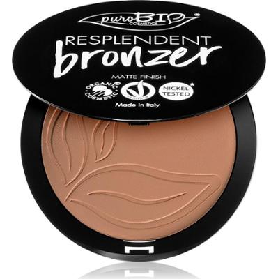 puroBIO Kosmetyki Resplendent matowy bronzer kolor 05 Warm Brown 9 g
