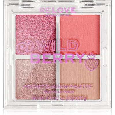 Revolution Relove Paleta kieszonkowa cieni do powiek Wild Berry 4x0,72 g