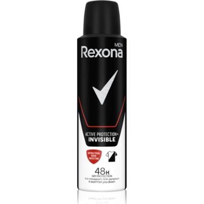 Rexona Aktywny antyperspirant w sprayu dla mężczyzn Protection + Niewidoczny 150 ml