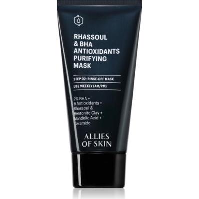 Allies of Skin Rhassoul & BHA Antyoksydanty Głęboko Oczyszczająca Maska 50 ml