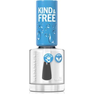 Rimmel Kind & Free Nail Polish 150 Top Coat Delikatna formuła na bazie roślin