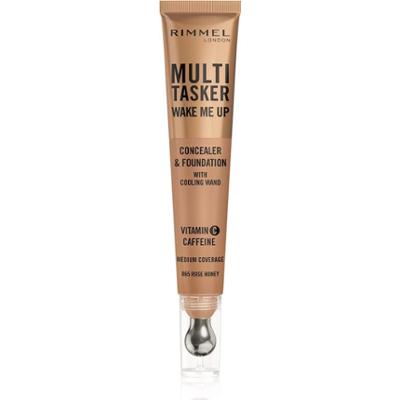 Rimmel Multi Tasker Wake Me Up Concealer & Foundation - Korektor 20 ml 065 Rose Honey