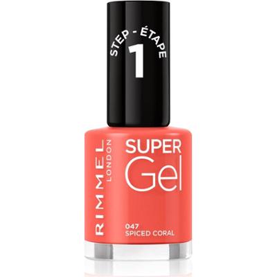 Rimmel Super Gel Step1 - Emalia żelowa 12 ml 047 Coral Coral