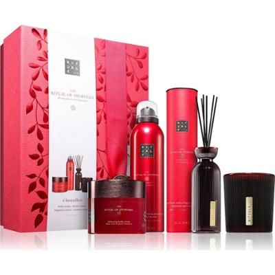RITUALS Zestaw upominkowy The Ritual Of Ayurveda dla kobiet pianka pod prysznic 200 ml + delikatny krem do ciała 200 ml + świeca zapachowa 140 g + dyf