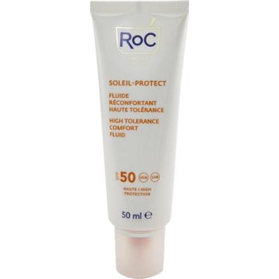 Roc, Soleil Protect, krem przeciwsłoneczny do twarzy, SPF 50, 50 ml