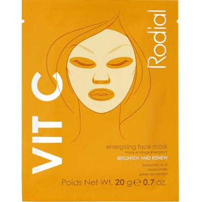 Rodial, Witamina C, Energetyzująca, Maska tkaninowa, do twarzy, 20g