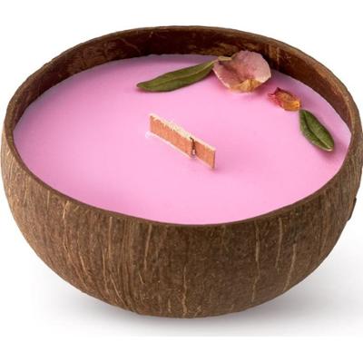 Tropicandle Świeca zapachowa Róże z knotem drewnianym z knotem drewnianym 350 ml