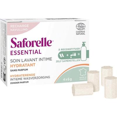 Saforelle Essential Nawilżająca kuracja oczyszczająca okolice intymne, uzupełnienie 4x6g