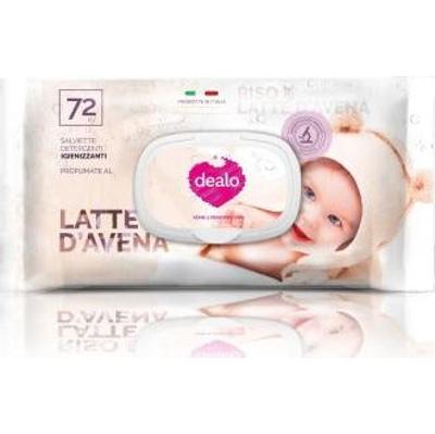 Dealo Baby Milk Oatmeal Sanitizing Wipes 72 sztuki