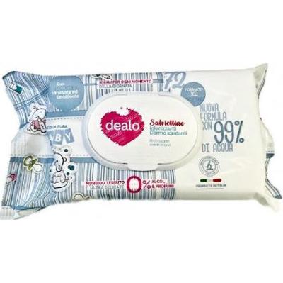 Dealo Pure Water Chusteczki nawilżane 72 sztuki