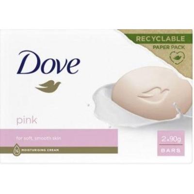 Dove Mydło w kostce 2 sztuki 90 g Pink