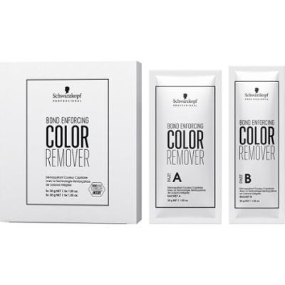 Schwarzkopf Bond Enforcing Color Remover - Zestaw do usuwania koloru z włosów 10x30g