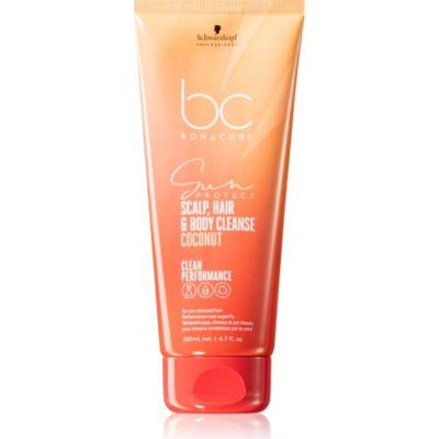 Schwarzkopf BC Bonacure Sun Protect Środek do mycia skóry głowy, włosów i ciała Kokos - 200 ml
