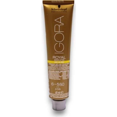 Schwarzkopf Profesjonalna farba do włosów Igora Royal Permanent Hair Dye 6-580 Golden Red Chestnut 60 ml
