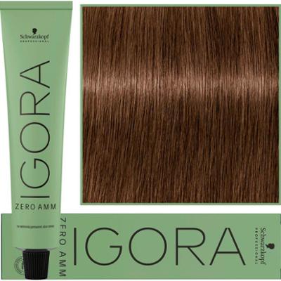 Schwarzkopf Profesjonalna Igora Zero Farba do włosów z amoniakiem 60ml 5-5 | Jasny złoty brąz