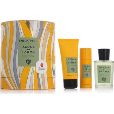 Ustawić Acqua di Parma: Colonia Futura Eau De Cologne 100 ml + Colonia Futura Szampon i żel pod prysznic 2 w 1 75 ml + Colonia Futura Dezodorant w spr