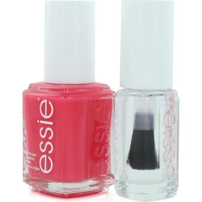 Ustawić Essie: Vegan Polish Gloss 72 Peach Daiquiri 13,5 ml + Pielęgnacja paznokci - Wzmacniacz paznokci Good To Go Top Coat 5 ml