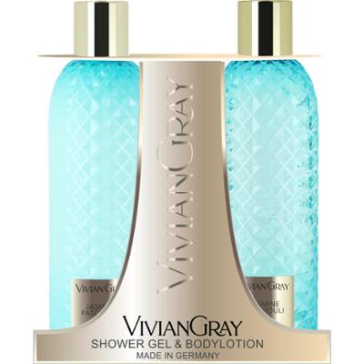 Ustawić Vivian Gray: Gemstone Jasmine & Patchouli Soothing Shower Gel dla każdego rodzaju skóry 300 ml + Gemstone Jasmine & Patchouli Moisturizing Bod
