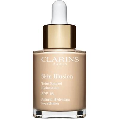 Clarins Skin Illusion Naturalny Rozświetlający Nawilżający Podkład SPF 15 Kolor 103N Kość Słoniowa 30ml