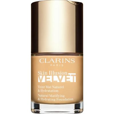 Clarins Iluzja skóry Velvet Podkład w płynie o matowym wykończeniu i działaniu odżywczym, kolor 101W 30 ml