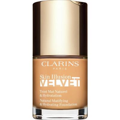 Clarins Iluzja skóry Velvet Podkład w płynie o matowym wykończeniu i działaniu odżywczym, kolor 112,5W 30 ml