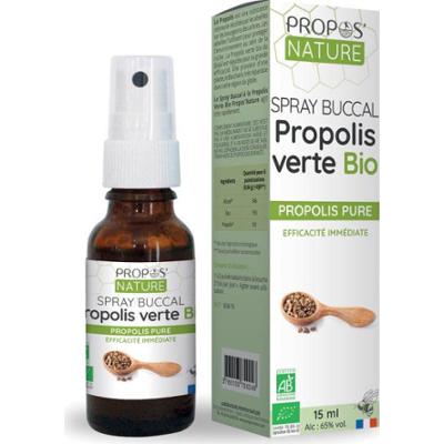 Propos'Nature Organiczny zielony propolis doustny spray 15ml