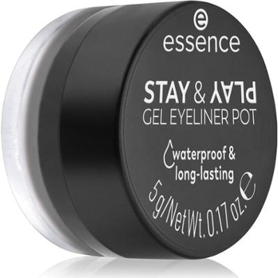essence STAY & PLAY eyeliner kolor 01 czarny 5 g