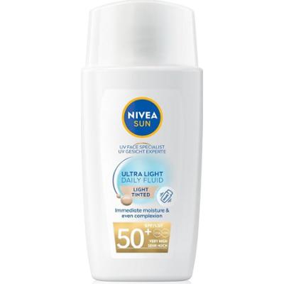 NIVEA SŁONECZNY Ultra Lekki tonik SPF 50+ color Light 40 ml