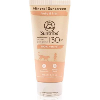 Suntribe – Kids – Mineralna ochrona przeciwsłoneczna Spf 30 – 100 Ml
