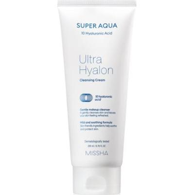 Missha Super Aqua 10 Kwas hialuronowy Nawilżający krem oczyszczający 200ml