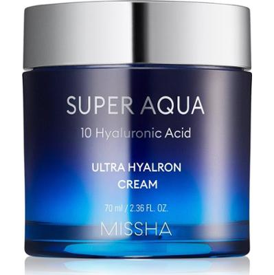 Missha Super Aqua 10 Krem nawilżający do twarzy z kwasem hialuronowym 70 ml