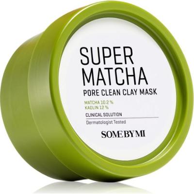 Some By Mi Super Matcha Pore Clean oczyszczająca maseczka glinkowa do zamykania porów 100g