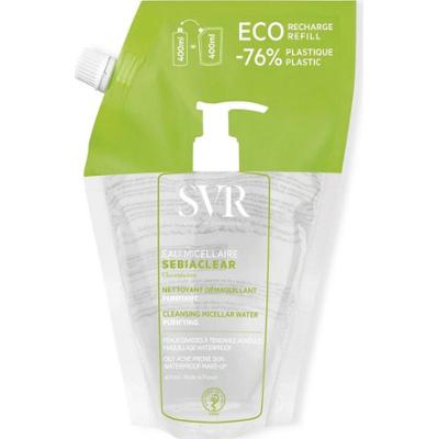 SVR SEBIACLEAR EAU MICELLAIRE - Oczyszczający Detergent 400ml - ECO-WKŁAD
