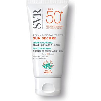 SVR Sun Secure SPF50+ Kolorowy krem mineralny do suchego dotyku do skóry normalnej i mieszanej 50ml