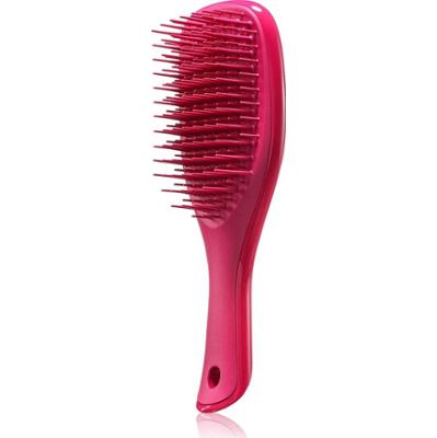 Tangle Teezer Najlepsza miniaturowa płaska szczotka do prostych i kręconych włosów Elektryczna malina