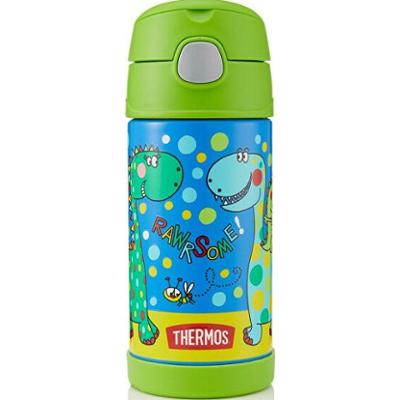 Thermos Zabawa Thermos dla dzieci ze słomką – dinozaur 355 ml