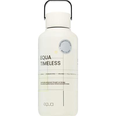 Equa Zestaw małych butelek na wodę Timeless ze stali nierdzewnej w kolorze Match 600 ml