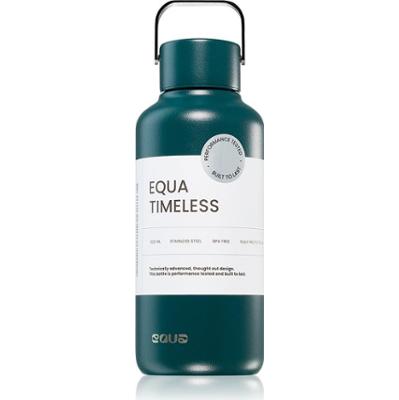 Equa Butelka na wodę Timeless ze stali nierdzewnej, mała, w kolorze królewskim, 600 ml