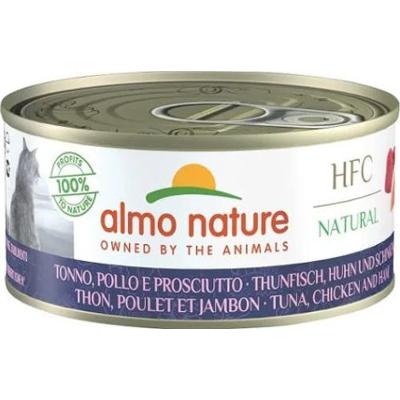 Almo nature spa HFC Naturalny Tuńczyk, Kurczak i Szynka - 150GR