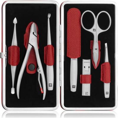 Zwilling Zestaw do manicure Twinox Red 7 elementów