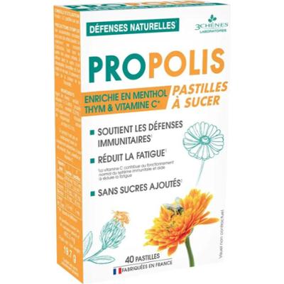 3 Chênes Tabletki zmiękczające X40 Propolis
