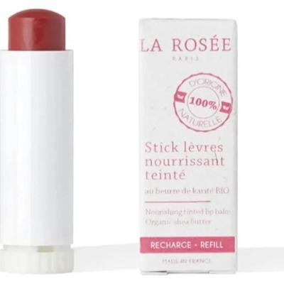 LA ROSÉE Refill Odżywcza pomadka do ust w kolorze malinowym z możliwością ponownego uzupełnienia organicznym masłem shea 4,5g