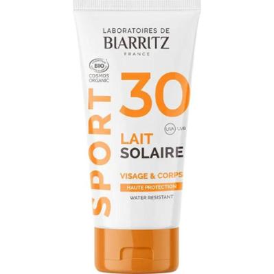 Laboratoires De Biarritz Sportowe mleczko do opalania SPF30 Organiczne 50ml