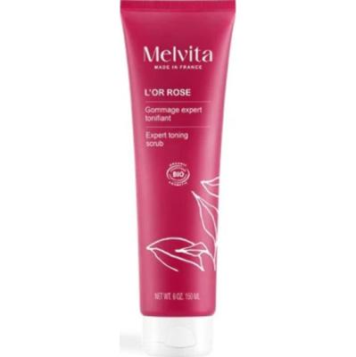 Melvita Organiczny peeling do twarzy z różowego złota wzbogacony organicznym 150ml