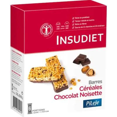 Insudiet Batonik zbożowo-czekoladowo-orzechowy x6