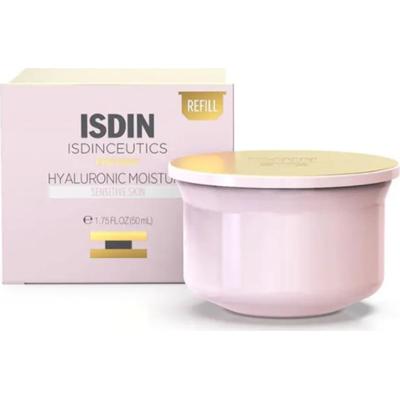 Isdin Hialuronic Moisture Refill Nawilżający krem do twarzy i przeciwstarzeniowy do skóry normalnej i wrażliwej Zapobiegaj 50g