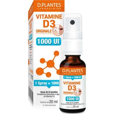 D. Plantes Original Witamina D3 1000 IU Spray 20ml