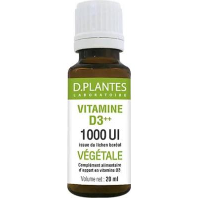 D. Plantes Roślinna Witamina D3 1000ui Krople 20ml