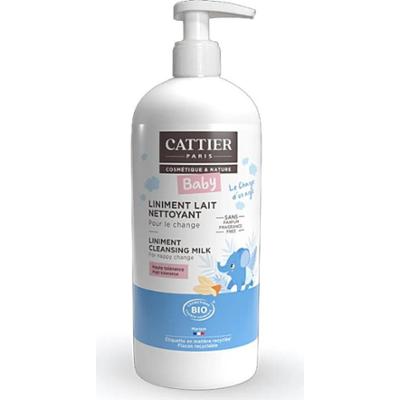 Cattier Bebe Liniment Organiczne mleczko oczyszczające 500 ml